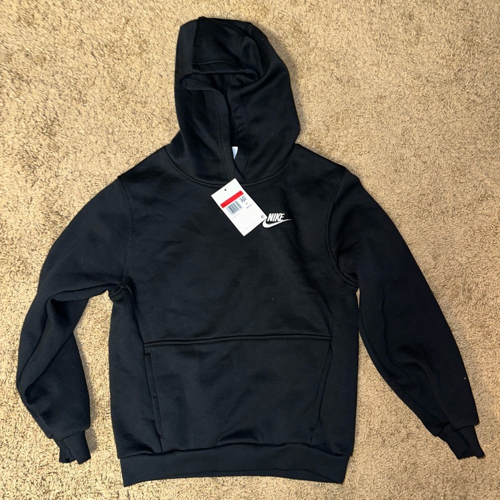 Nike Black Hoodie size Lg 10/12 unisex